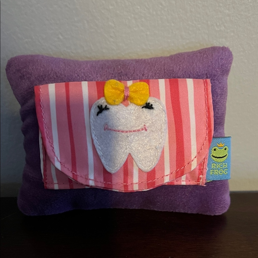 Tooth Fairy Pillow - Purple and Pink Delight